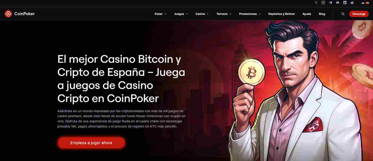 CoinPoker - Análisis detallado de los mejores csinos online en Colombia 2026