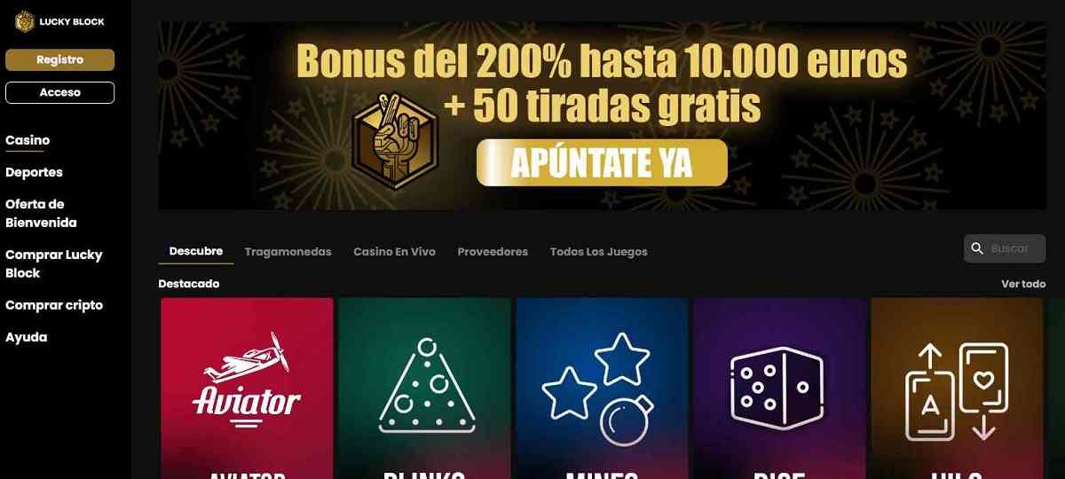 Lucky Block - Análisis detallado de los mejores csinos online en Colombia 2026